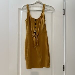 Mustard yellow dress